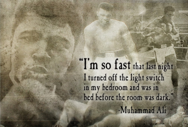 Muhammad Ali blinding speed
