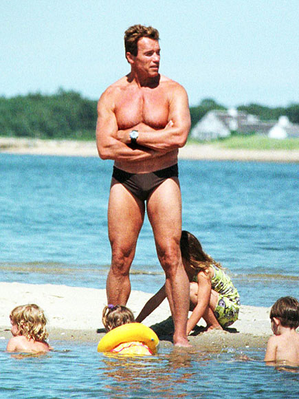 Arnold Schwarzenegger then and now photos