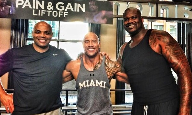 Charles Barkley, The Rock, Shaquille O’Neal