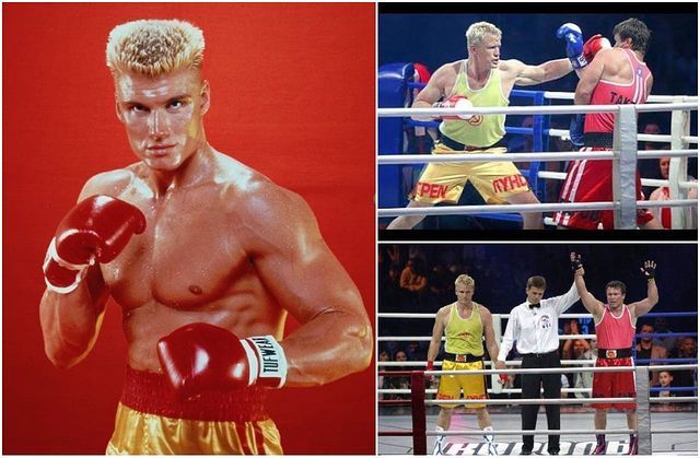 Dolph Lundgren vs Oleg Taktarov Boxing Match
