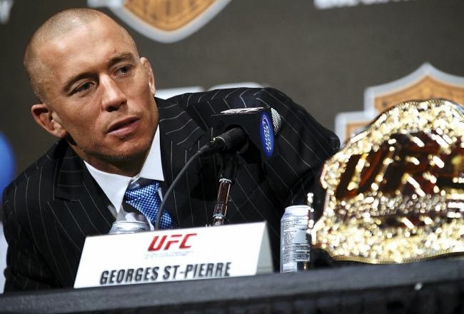 GSP forfeits his title