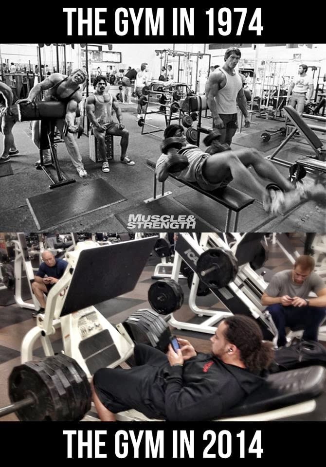 Gym in 1974 vs. Gym in 2014