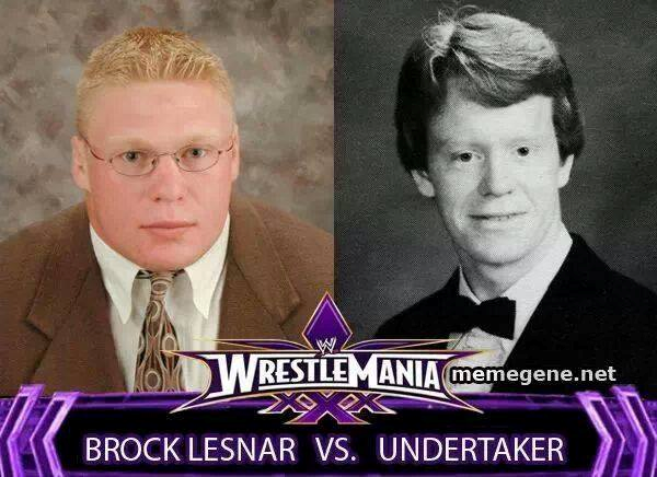 Brock Lesnar & Undertaker were geeks