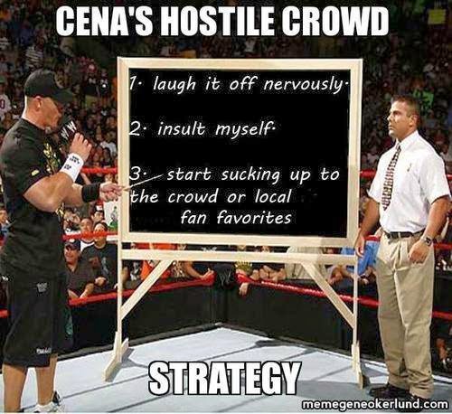 John Cena Hostile Crowd Strategy