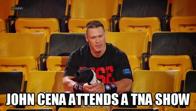 John Cena attending a TNA show