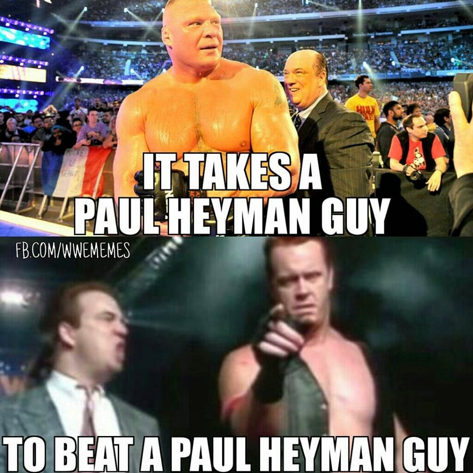 It takes a Paul Heyman Guy to beat a Paul Heyman Guy