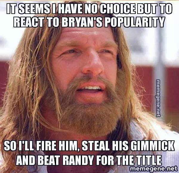 Triple H steal Daniel Bryan gimmick