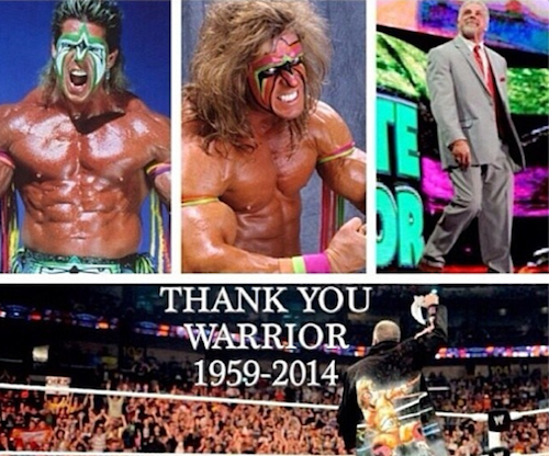 WWE Raw Ultimate Warrior tribute