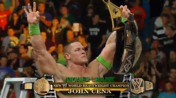 John Cena wins Money In the Bank 2014