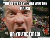 Cena wins lol