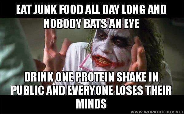 It’s just a protein shake!