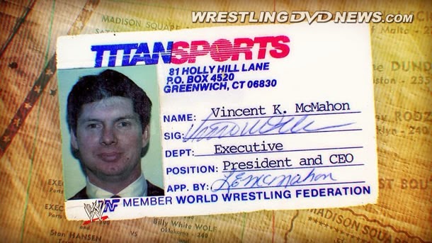 Vince McMahon business card