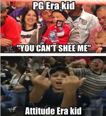 WWE PG Era vs Attitude Era