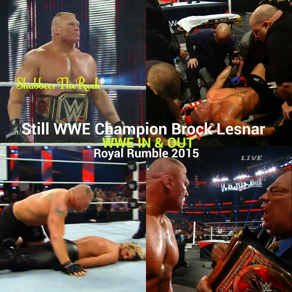 WWE ROYAL RUMBLE 2015 results