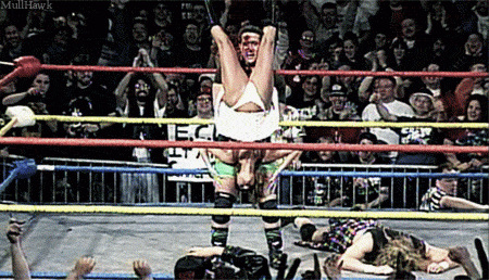 ECW Tommy Dreamer piledrives Francine Fournier