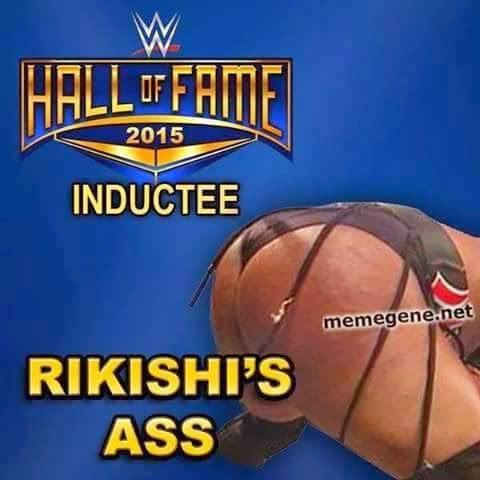 Rikishi ass wwe Hall Of Fame