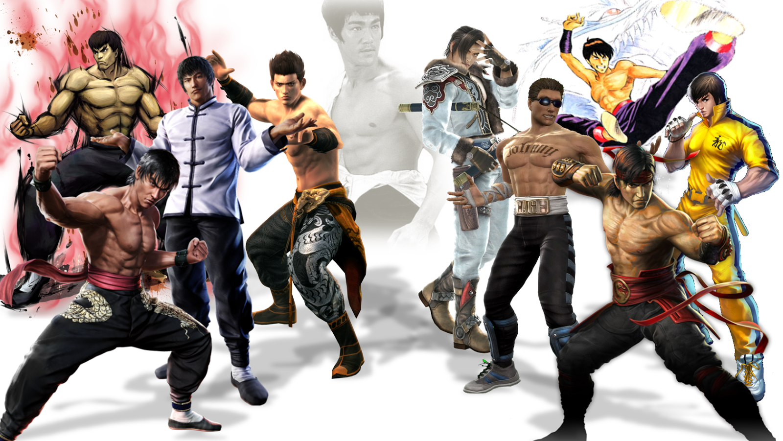 Bruce Lee clones in fighting video games