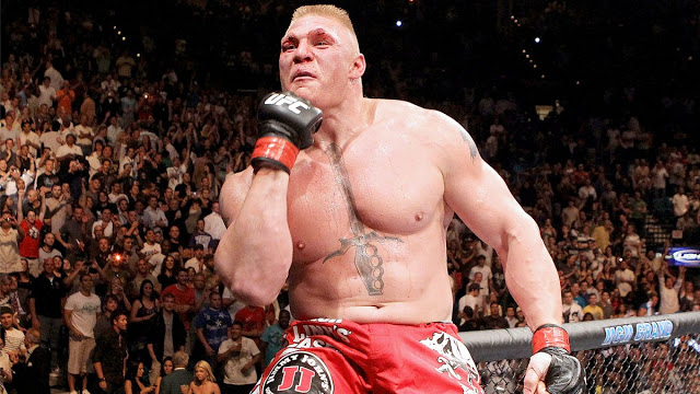 BROCK LESNAR is back to the UFC