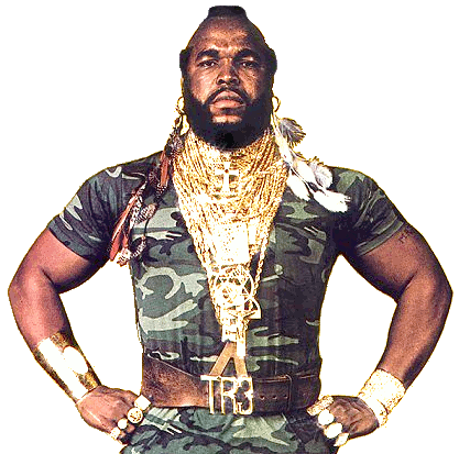 Mr. T gold chains