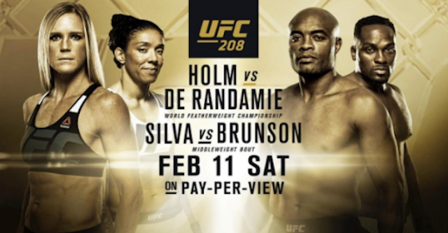 UFC 208: Holly Holm vs De Randamie, Anderson Silva…