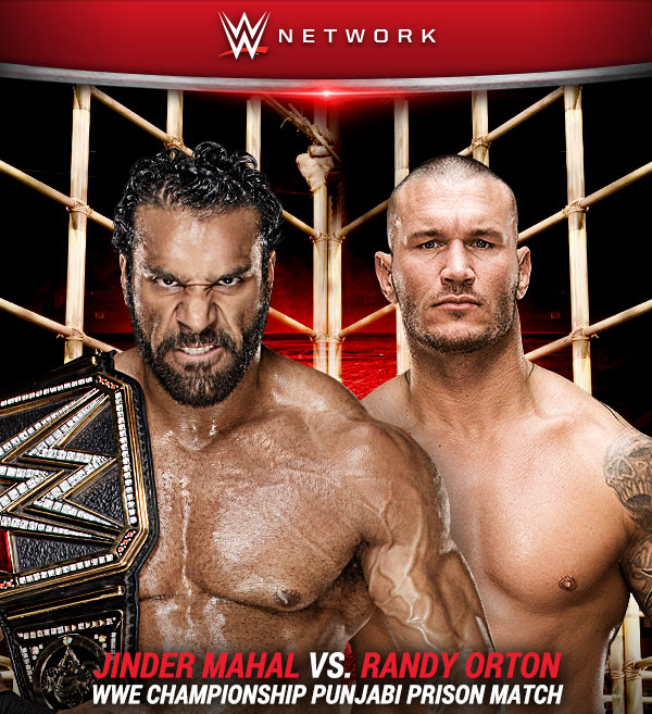 WWE Jinder Mahal vs Randy Orton