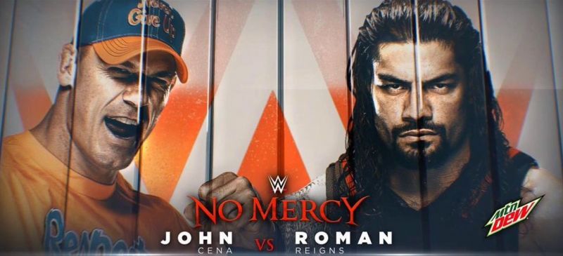 WWE No Mercy 2017 John Cena vs Roman Reigns