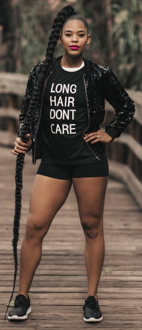 Bianca Belair 'Long Hair Don't Care' shirt. PYGear.com