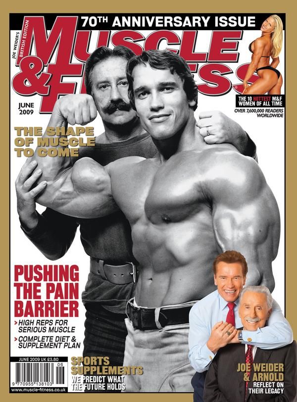 Joe Weider and Arnold