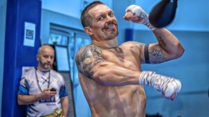 Olek Usyk boxing training