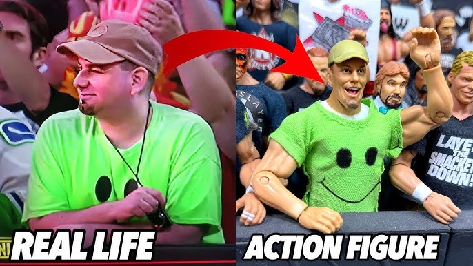 GREEN SHIRT GUY WWE Action Figure