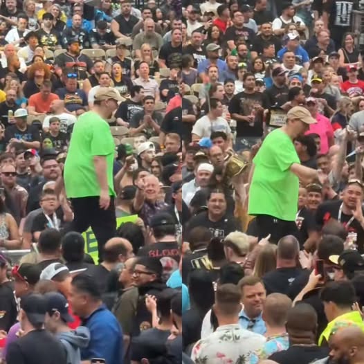 Green Shirt Guy Wrestlemania entrance