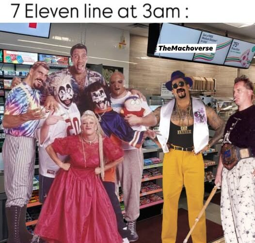 7 Eleven line at 3 AM