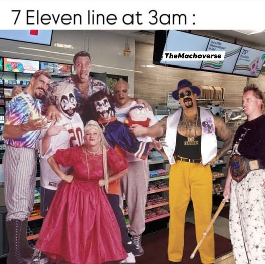7 Eleven line at 3 AM