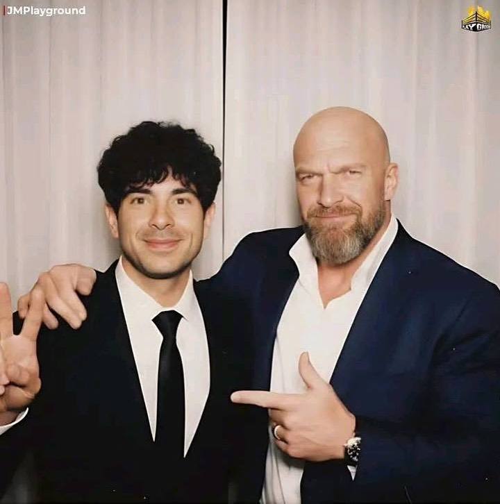 Tony Khan and Triple H in a alternate universe