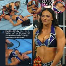 Kiana James Wardrobe Slip at Elimination Chamber — Did Anyone Even Notice It?